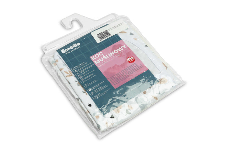 Муселинова Пелена Glade / Бяло 80X100Cm --- BebeMama