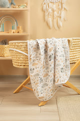 Муселинова Пелена Glade / Бяло 80X100Cm --- BebeMama