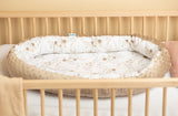 Бебешко Гнездо 70X30 Светлокафява Бродерия --- BebeMama