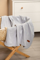 Муселинова Пелена Сребро 75Х100 --- BebeMama