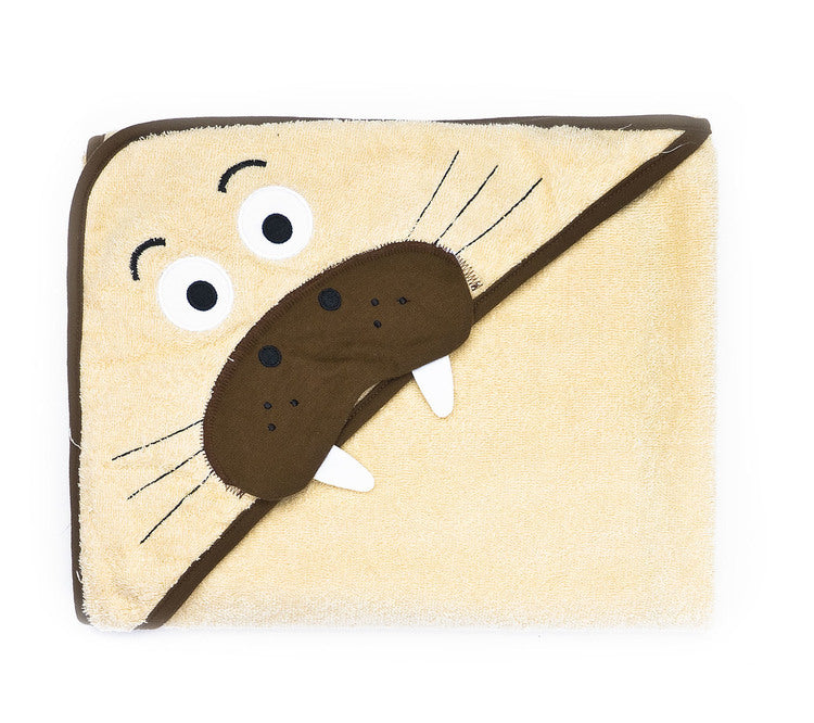 Мека Хавлия За Баня Water Friends – Бежов Морж --- BebeMama