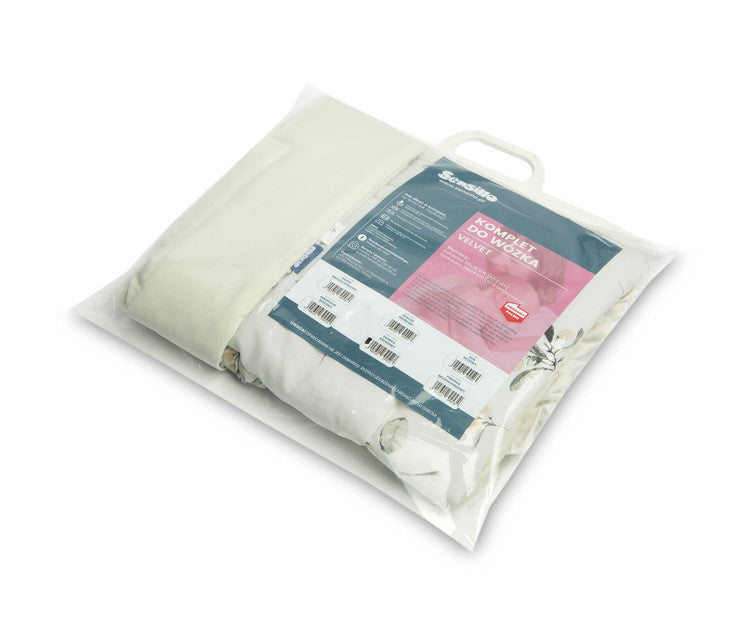 КомплектЗа Количка От Кадифе- Крем --- BebeMama