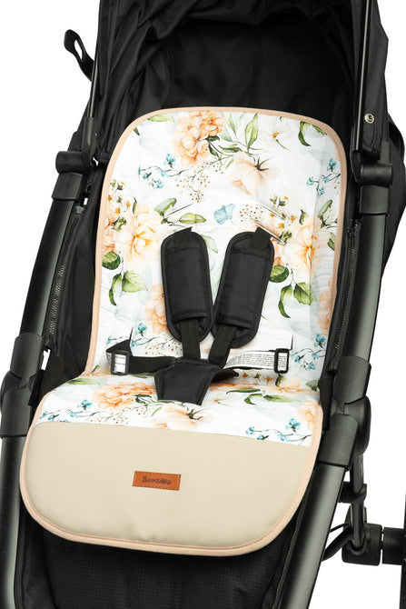 Кадифена Подложка За Количка – Божур --- BebeMama