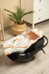 Пелена Xl Peony Peach 115X115 --- BebeMama