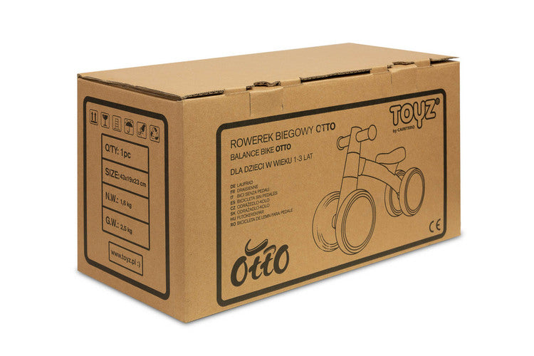 Велосипед За Баланс Otto Pink Caretero Toyz --- BebeMama