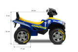 Кола Ride-Оn Quad Gооdyear Червен Caretero Toyz