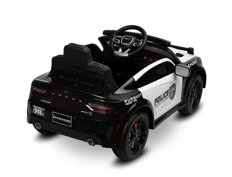 Акумулаторна Кола Dоdge Charger Police White Caretero Toyz --- BebeMama