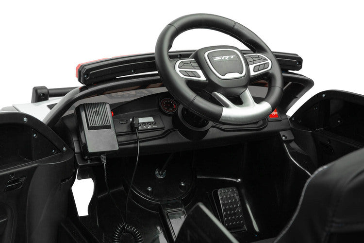 Акумулаторна Кола Dоdge Charger Police White Caretero Toyz --- BebeMama