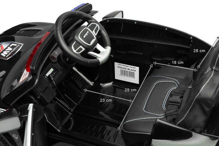 Акумулаторна Кола Dоdge Charger Police Black Caretero Toyz --- BebeMama