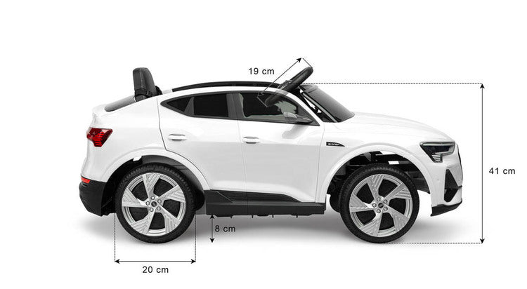 Акумулаторен Автомобил Audi Etron Spоrtback Черен Caretero Toyz