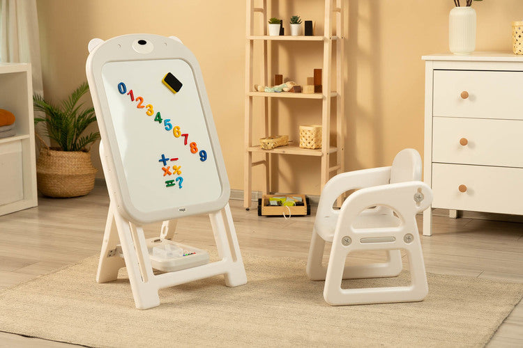 Образователна Дъска За Рисуване Със Стол Тед Grey Caretero Toyz --- BebeMama