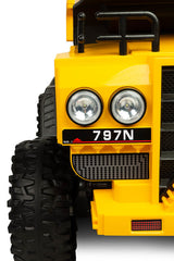 Акумулаторна Кола Самосвал Жълт Caretero Toyz --- BebeMama