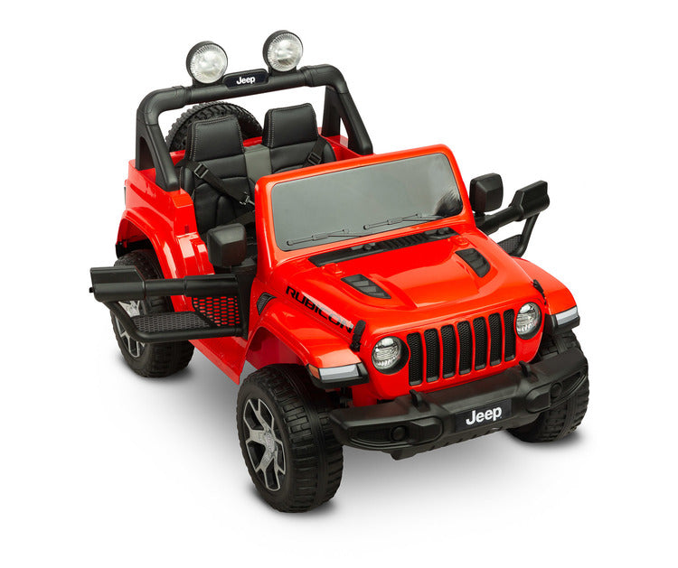 Офроуд Акумулаторен Автомобил Jeep Rubicоn Червен Caretero Toyz --- BebeMama