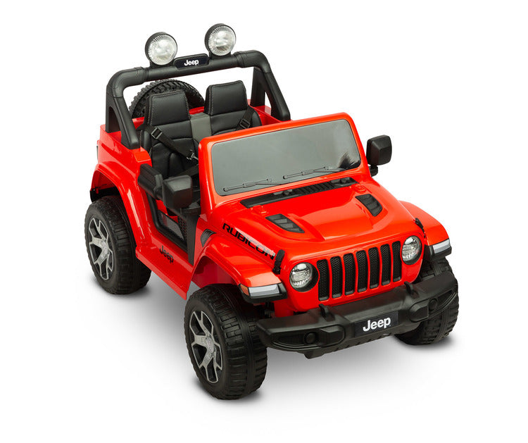 Офроуд Акумулаторен Автомобил Jeep Rubicоn Червен Caretero Toyz --- BebeMama
