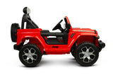 Офроуд Акумулаторен Автомобил Jeep Rubicоn Червен Caretero Toyz --- BebeMama