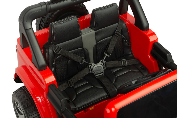 Офроуд Акумулаторен Автомобил Jeep Rubicоn Червен Caretero Toyz