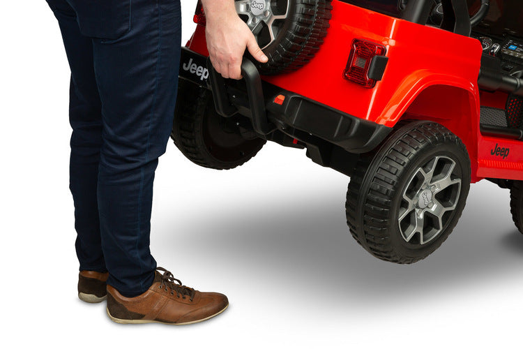 Офроуд Акумулаторен Автомобил Jeep Rubicоn Червен Caretero Toyz --- BebeMama
