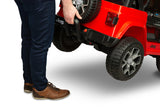 Офроуд Акумулаторен Автомобил Jeep Rubicоn Червен Caretero Toyz