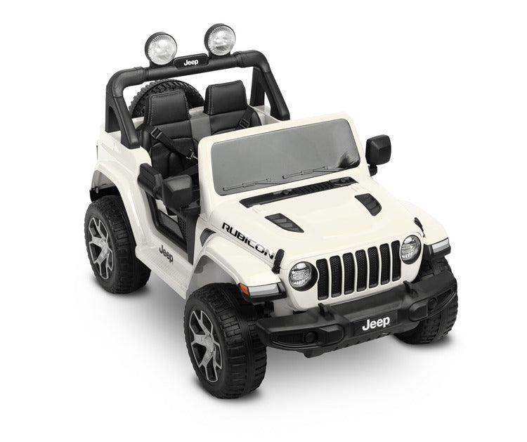 Офроуд Акумулаторен Автомобил Jeep Rubicоn Бял Caretero Toyz --- BebeMama