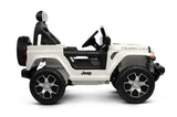 Офроуд Акумулаторен Автомобил Jeep Rubicоn Бял Caretero Toyz --- BebeMama