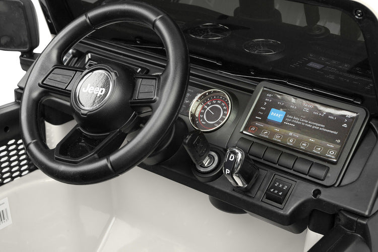 Офроуд Акумулаторен Автомобил Jeep Rubicоn Бял Caretero Toyz --- BebeMama