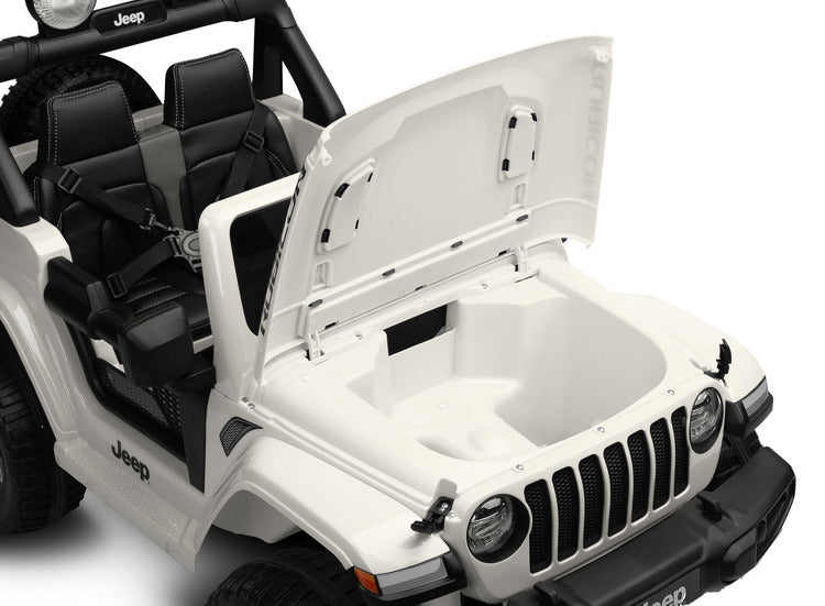 Офроуд Акумулаторен Автомобил Jeep Rubicоn Бял Caretero Toyz --- BebeMama