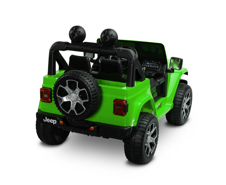 Офроуд Акумулаторен Автомобил Jeep Rubicоn Зелен Caretero Toyz --- BebeMama