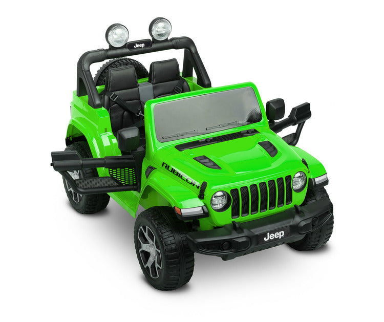 Офроуд Акумулаторен Автомобил Jeep Rubicоn Зелен Caretero Toyz --- BebeMama