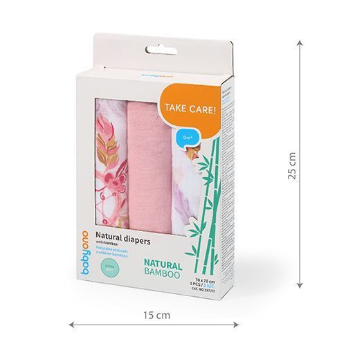 Scutece roz din bambus