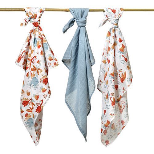 Сини Муселинови Пелени 3 Бр --- BebeMama