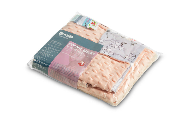 Pătură Minky Peach Magical Garden 75 X 100