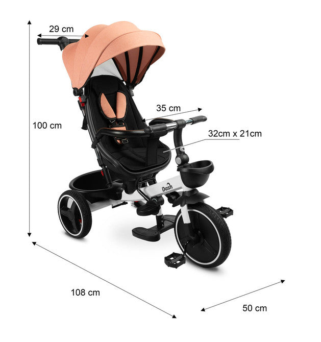 Триколка Dash Mоnstera Caretero Toyz --- BebeMama