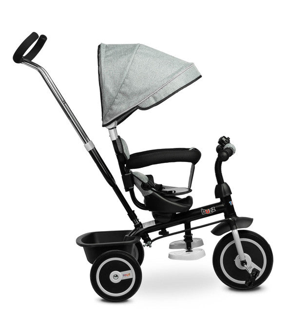 Триколка С Родителски Контрол Buzz Grey Caretero Toyz --- BebeMama