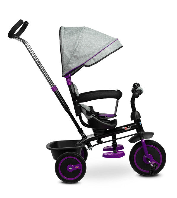 Триколка С Родителски Контрол Buzz Purple Caretero Toyz --- BebeMama