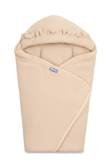 Пелена Муселин - Бежова 90X90 --- BebeMama