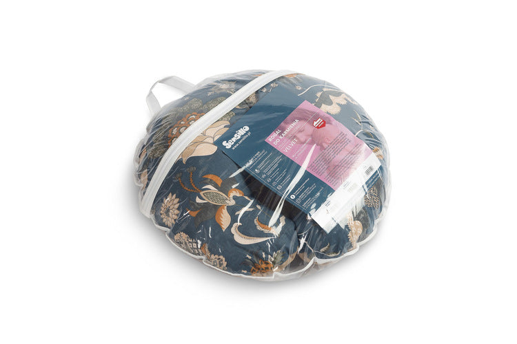 Възглавница За Хранене Velvet Marocco Beige --- BebeMama