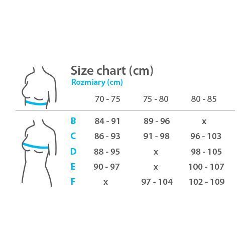 Sutien de alăptare E70-75 Alb