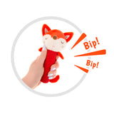 Zornăitoare de pluș Fox Scârțâitoare