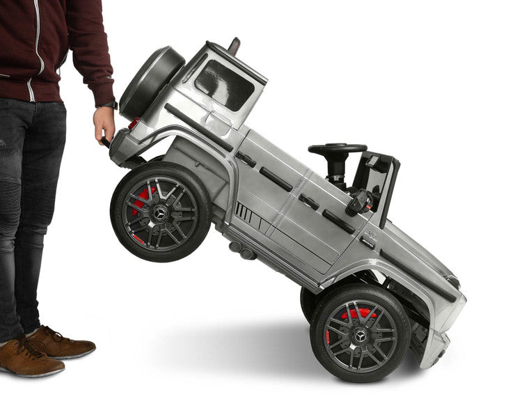 Акумулаторна Кола Mercedes Benz G63 Amg Silver Caretero Toyz