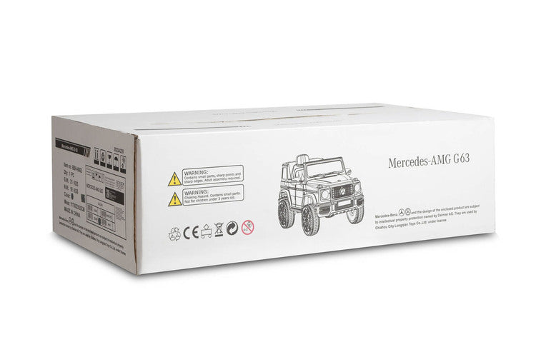 Акумулаторна Кола Mercedes Benz G63 Amg Silver Caretero Toyz