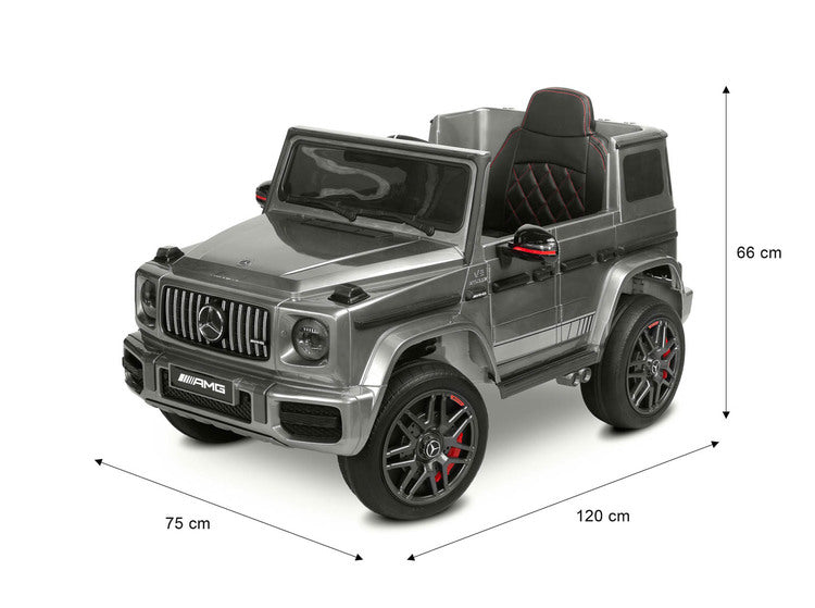 Акумулаторна Кола Mercedes Benz G63 Amg Silver Caretero Toyz
