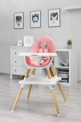 Столче За Хранене Tuva Pink Caretero --- BebeMama