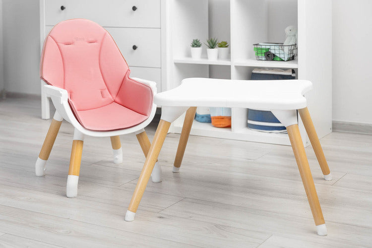 Столче За Хранене Tuva Pink Caretero --- BebeMama