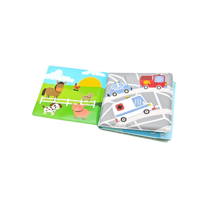 Мека Книжка За Баня Животни Akuku --- BebeMama