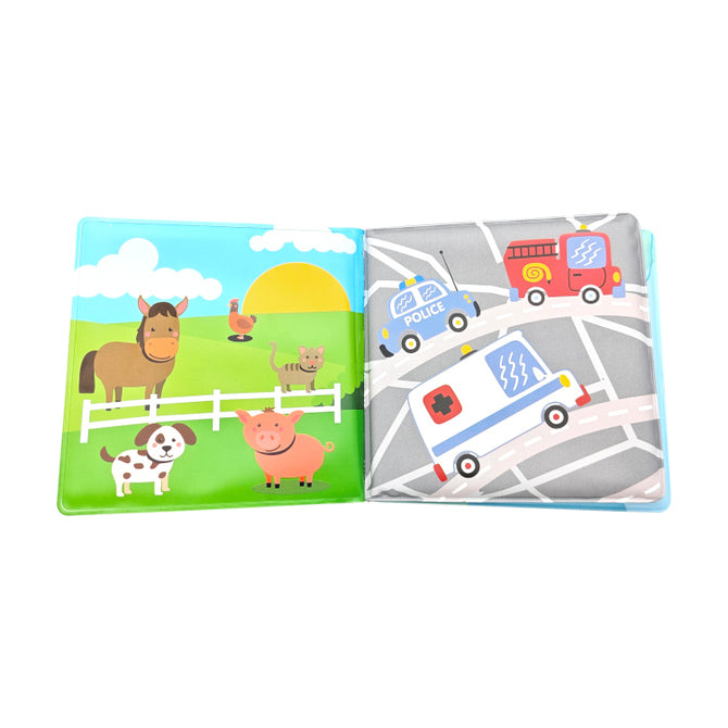 Мека Книжка За Баня Животни Akuku --- BebeMama