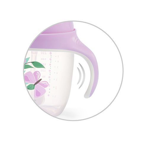 Cană Sippy cu Pai Mov
