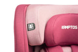 Scaun auto Kamptos i-Size IsoFix 0-36Kg Roz Murdar Caretero