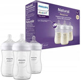 Biberoane Philips Avent - Natural Response 3.0 cu tetină 1 M+ 3 x 260 ml