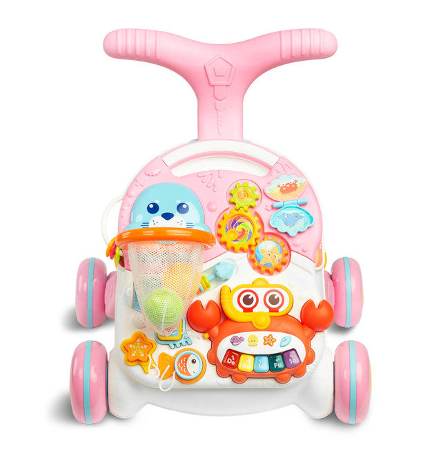 Premergător pentru bebeluși 2 în 1 Spark Pink Caretero Toyz