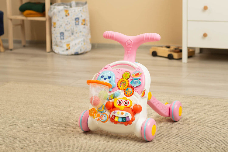 Проходилка 2В1 Spark Pink Caretero Toyz --- BebeMama